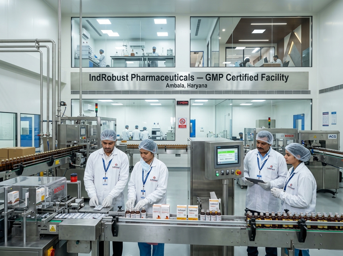 IndRobust Pharmaceuticals GMP Certified Facility Ambala